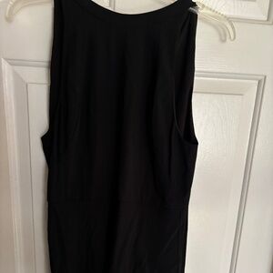 Black Aritiza Babaton Neck Tie Sleeveless Dress Size 8